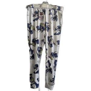 Disney Stitch Plush Fleece Pajama Pants XL NWT Primark